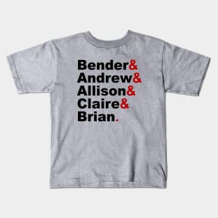 The breakfast club Kids T-Shirt